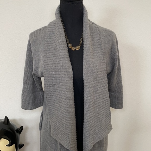 Grass Collection Open Long Cardigan Size M - Picture 2 of 5